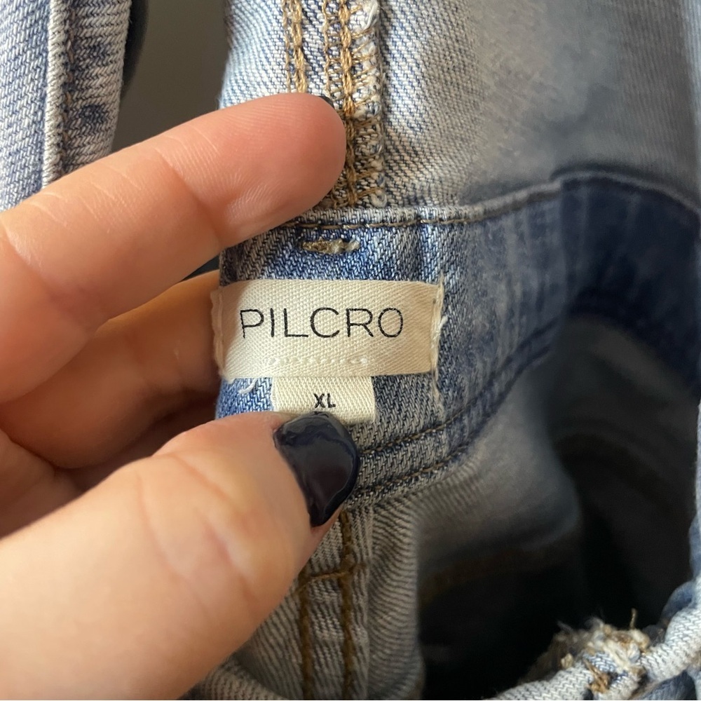 Pilcro Painter Denim Overalls Anthropologie XL - Picture 10 of 11